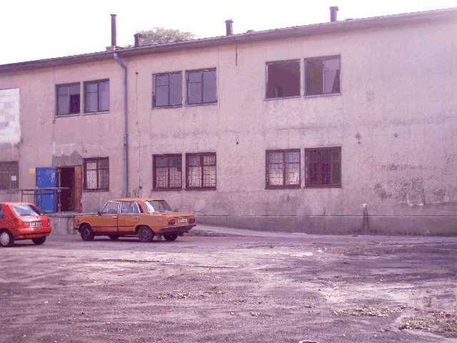 Rear of building